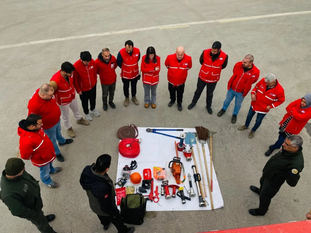 Elazığ'da Orman Yangınlarına Müdahale Eğitimi Düzenlendiler