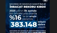 Savunma ve havacılık sanayi ihracatı 2024 Ocak'a göre yüzde 16 arttı